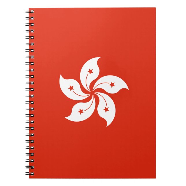 Flagge Hongkongs Notizblock (Vorderseite)