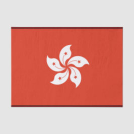 Flagge Hongkongs Seidenpapier