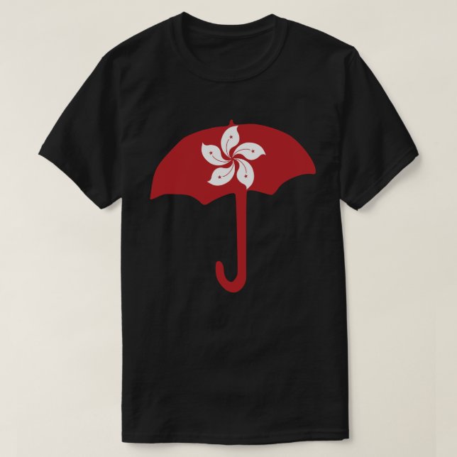 Flagge Hongkongs T-Shirt (Design vorne)