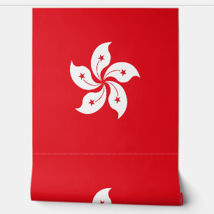 Flagge Hongkongs Tapete