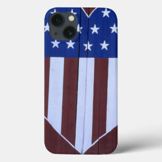 Flagge in der Herzform gemalt auf Scheune nach Case-Mate iPhone Hülle