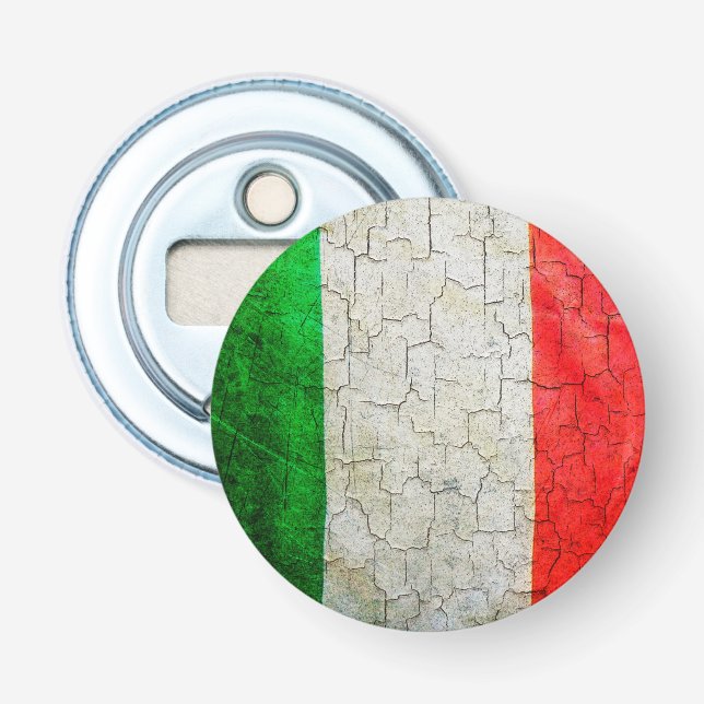 Flagge in Italien Flaschenöffner (Vorderseite)