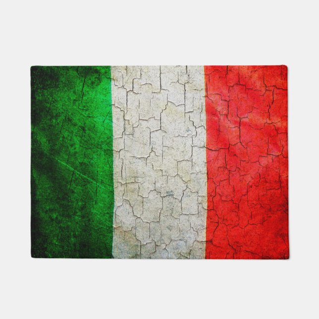 Flagge in Italien Fußmatte (Vorderseite)