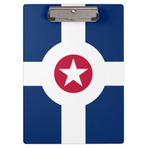 Flagge Indianapolis, Indiana Clipboard Klemmbrett