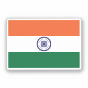 Flagge Indiens Aufkleber