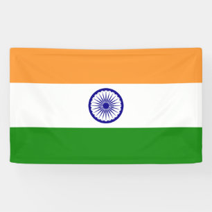 Flagge Indiens Banner