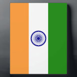 Flagge Indiens Fotoplatte<br><div class="desc">Indiens Nationalflagge.</div>