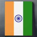 Flagge Indiens Fotoplatte<br><div class="desc">Indiens Nationalflagge.</div>