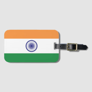 Flagge Indiens Gepäckanhänger
