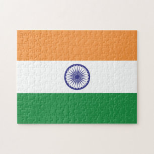 Flagge Indiens Puzzle