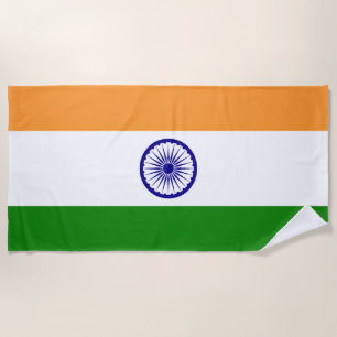 Flagge Indiens Strandtuch