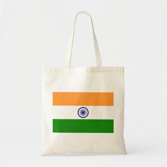 Flagge Indiens Tragetasche (Vorne)