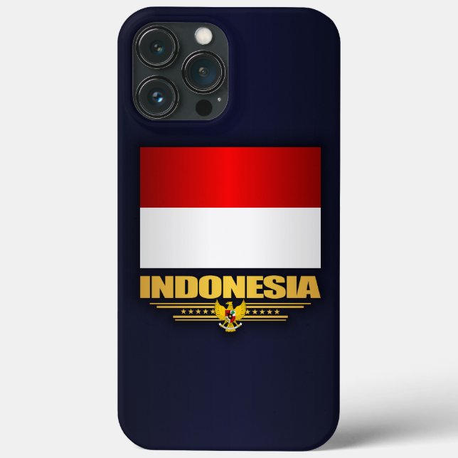 Flagge Indonesiens Case-Mate iPhone Hülle (Rückseite)