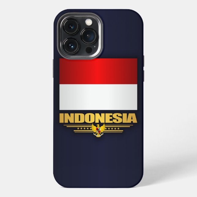 Flagge Indonesiens iPhone Hülle (Rückseite)
