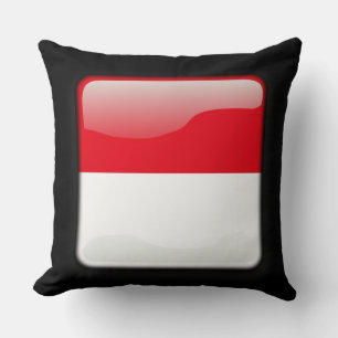 Flagge Indonesiens Kissen
