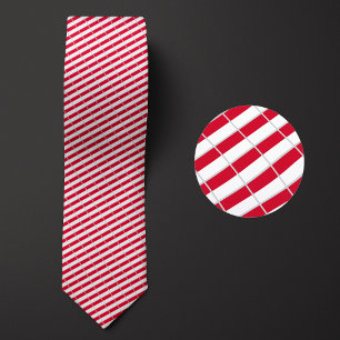 Flagge Indonesiens Muster Krawatte