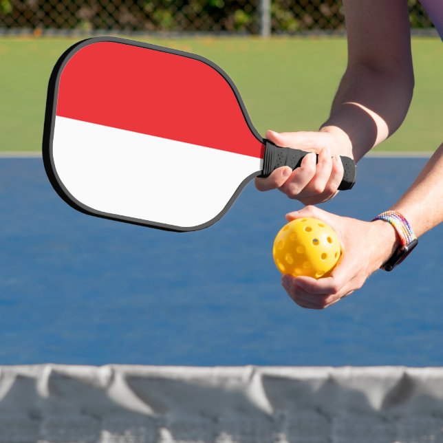 Flagge Indonesiens Pickleball Schläger (InSitu)
