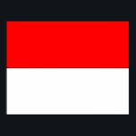 Flagge Indonesiens Poster<br><div class="desc">indonesische Fahne,  Jakarta,  Sumatra,  Asien,  Java,  Reisen,  Abenteuer,  Erkundung,  Wanderung,  kein Planet b,  Mutter Erde,  recycle,  Buddha,  Sulawesi,  Borneo,  Neue Guinea,  Südostasien,  Hydro,  Animes,  Festival,  Musik,  Filme,  Katz,  Kultur,  Vintag,  Ästhetik,  Band, </div>
