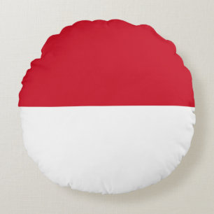 Flagge Indonesiens Rundes Kissen