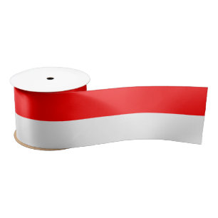 Flagge Indonesiens Satinband