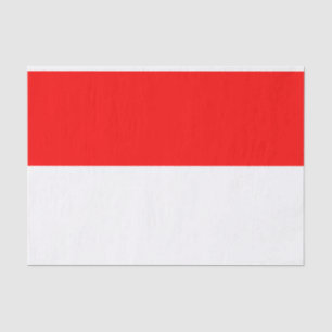 Flagge Indonesiens Seidenpapier