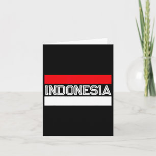 Flagge Indonesischer Unabhängigkeitstag  Karte