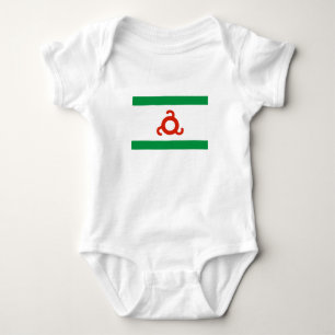 Flagge Inguschetiens Baby Strampler