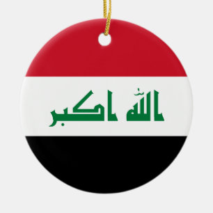 Flagge Iraks Keramik Ornament