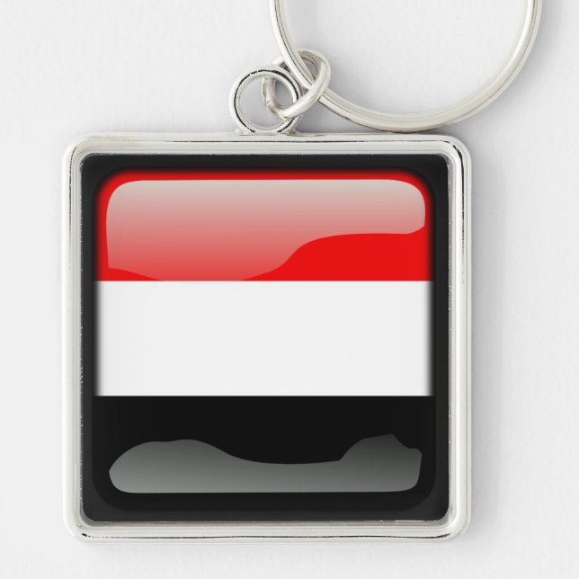 Flagge Iraks Schlüsselanhänger (Vorne)