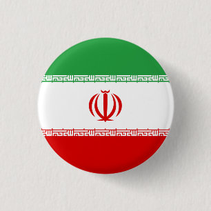 Flagge Iran (Iran) Button