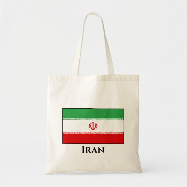 Flagge Iran (Iran) Tragetasche (Vorne)