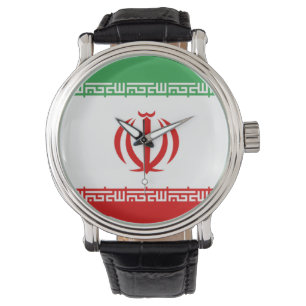 Flagge Irans Armbanduhr
