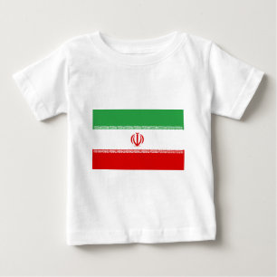 Flagge Irans Baby T-shirt
