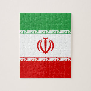 Flagge Irans Puzzle