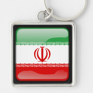 Flagge Irans Schlüsselanhänger