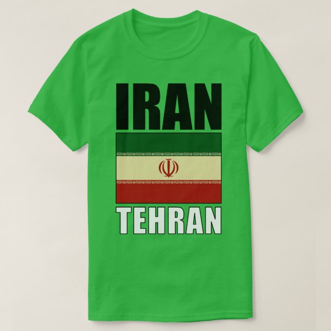 Flagge Irans T-Shirt (Design vorne)