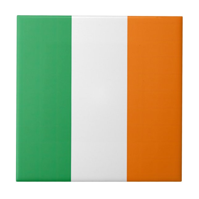Flagge Irland Fliese (Vorderseite)
