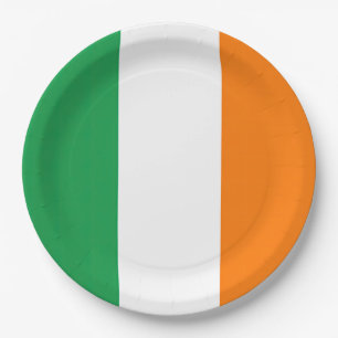 Flagge Irland Pappteller