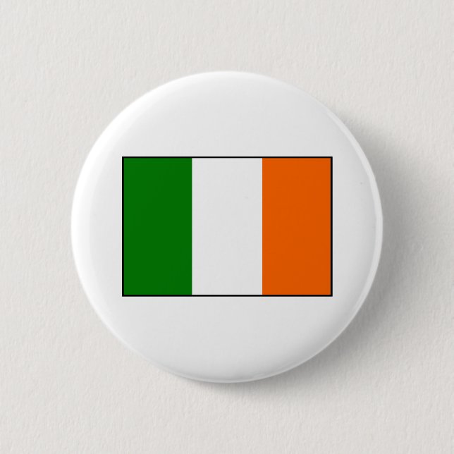 Flagge Irlands Button (Vorderseite)