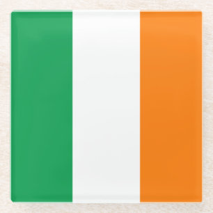 Flagge Irlands Glasuntersetzer