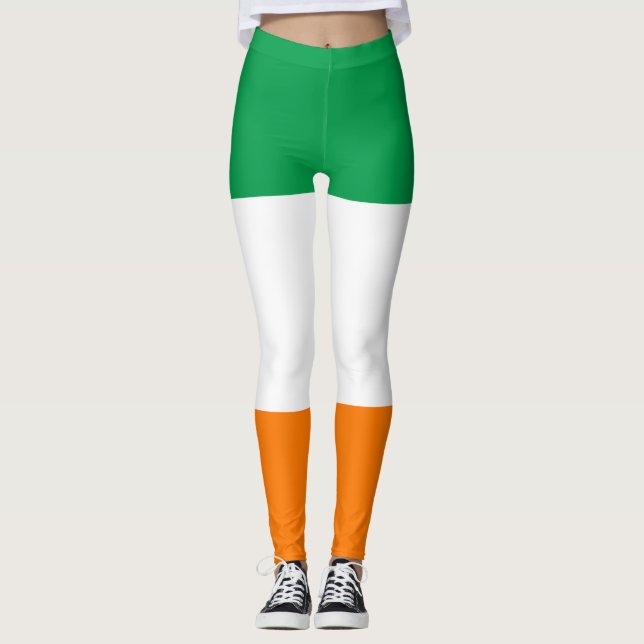Flagge Irlands Leggings (Vorderseite)