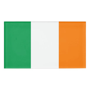 Flagge Irlands Namenschild