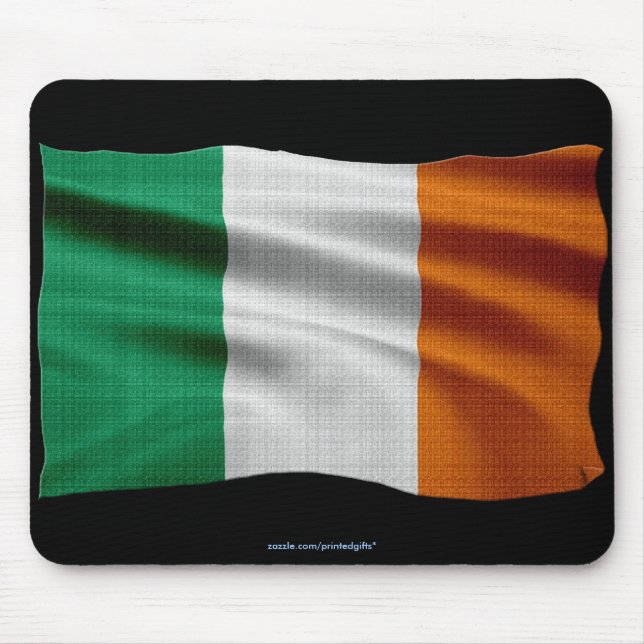 Flagge Irlands Patriotische Weltflagge Mousepad (Vorne)