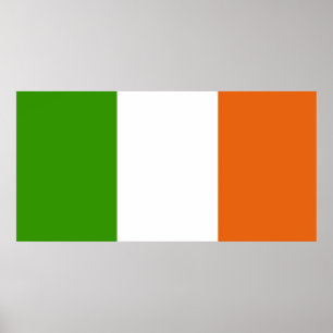 Flagge Irlands Poster
