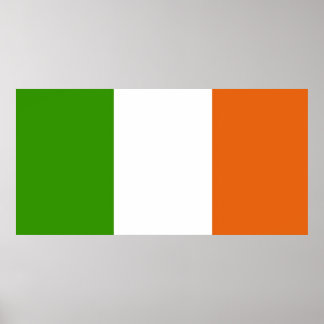 Flagge Irlands Poster