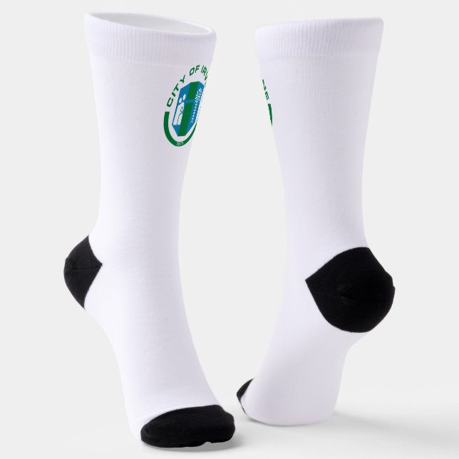 Flagge Irvine (Kalifornien) Socken (Gewinkelt)