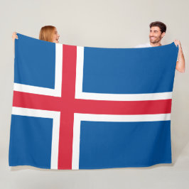 Flagge Islands Fleecedecke