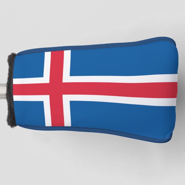 Flagge Islands Golf Headcover (Vorderseite)