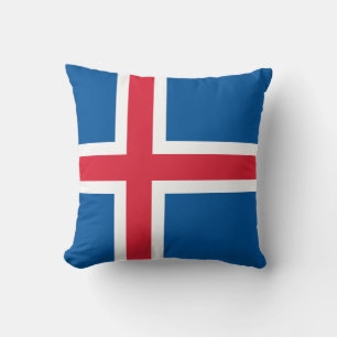 Flagge Islands Kissen