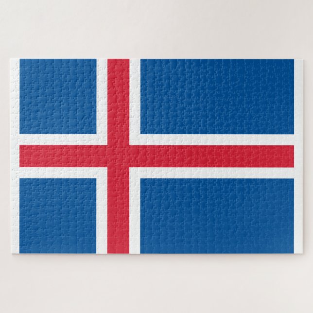 Flagge Islands Puzzle (Horizontal)